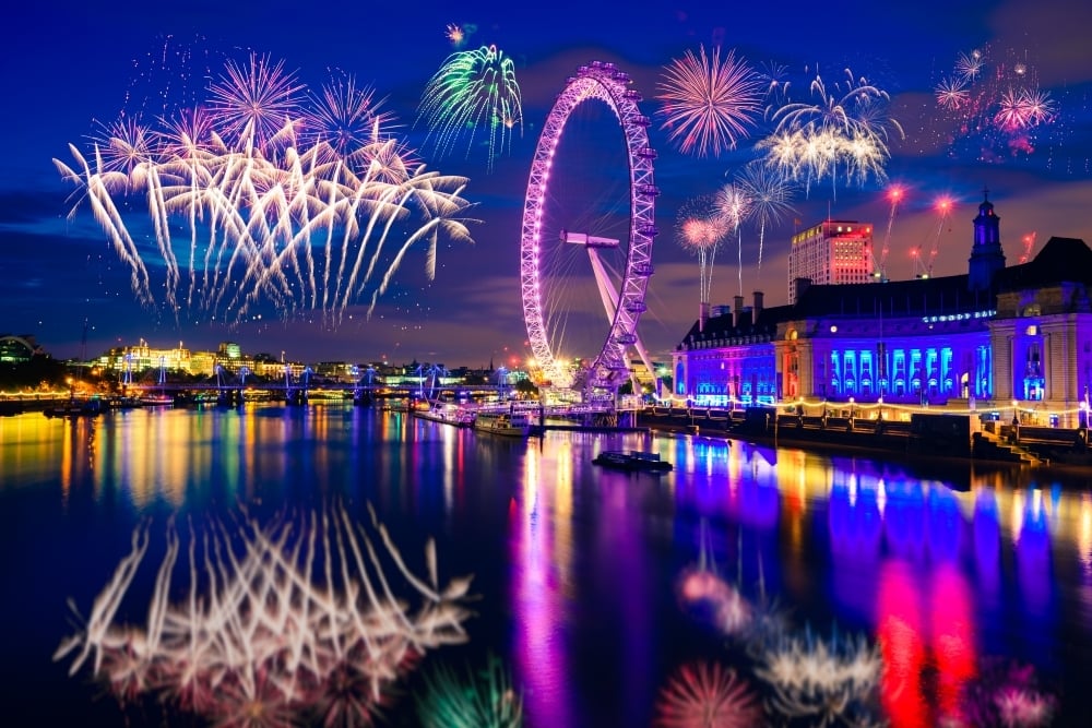 London New Year Fireworks